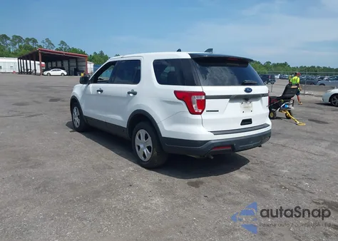 2018 Ford Police Interceptor из США, поврежденный, VIN 1FM5K8AR5JGA83764